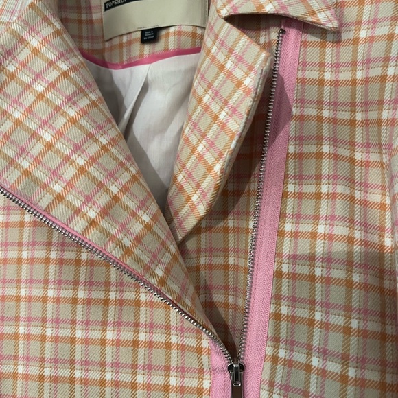 TOPSHOP pink coat - Picture 4 of 7